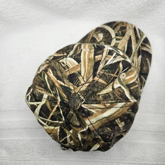 Ducks Unlimited Camo Hat Outdoor Strapback Cap Duck Head Logo Adjustable Hunting - Picture 4 of 6